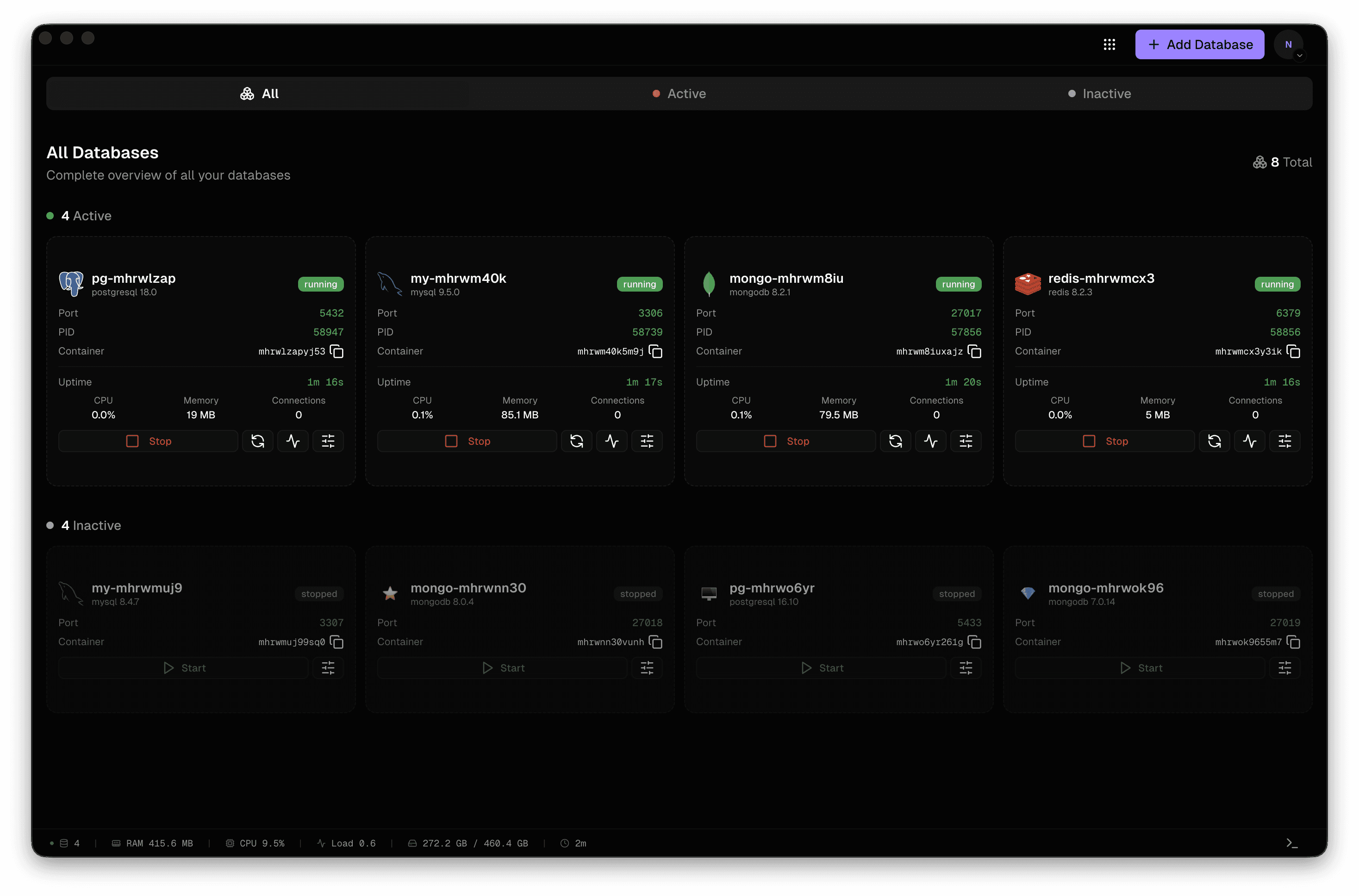 Dashboard preview