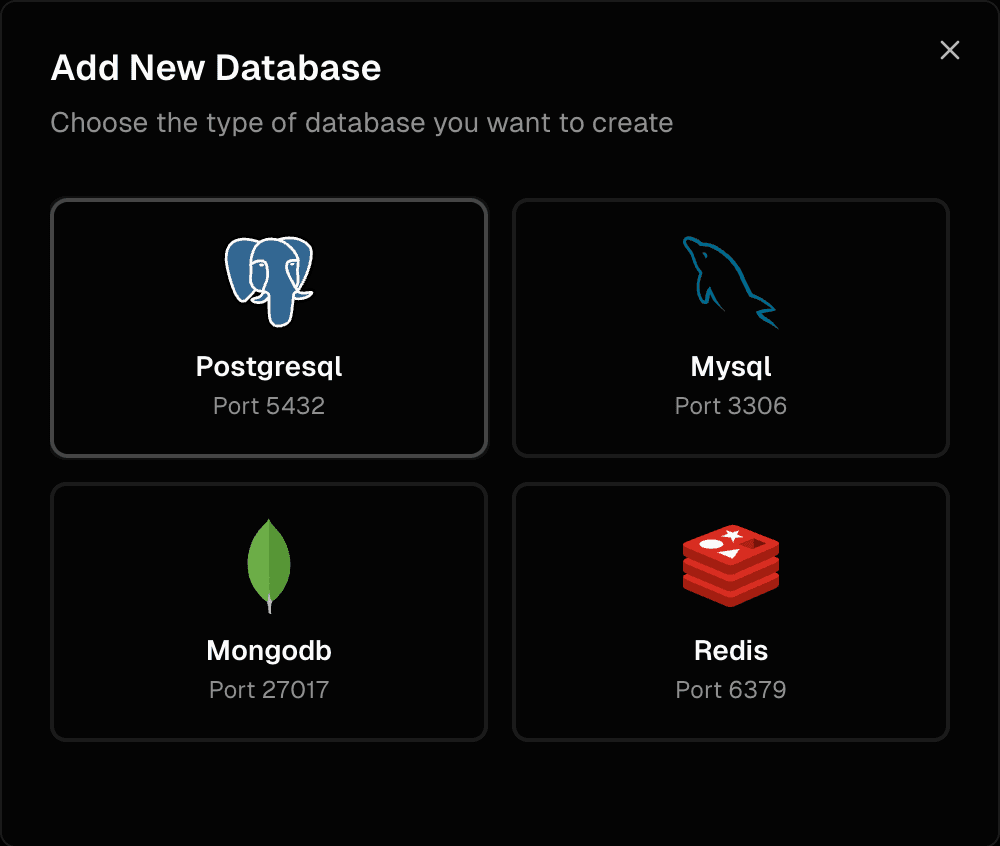 Multi-database support interface
